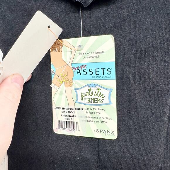 New Love Your Assets Shapewear Women Size 3 Black Sensational Shaper Shorts - Picture 2 of 5